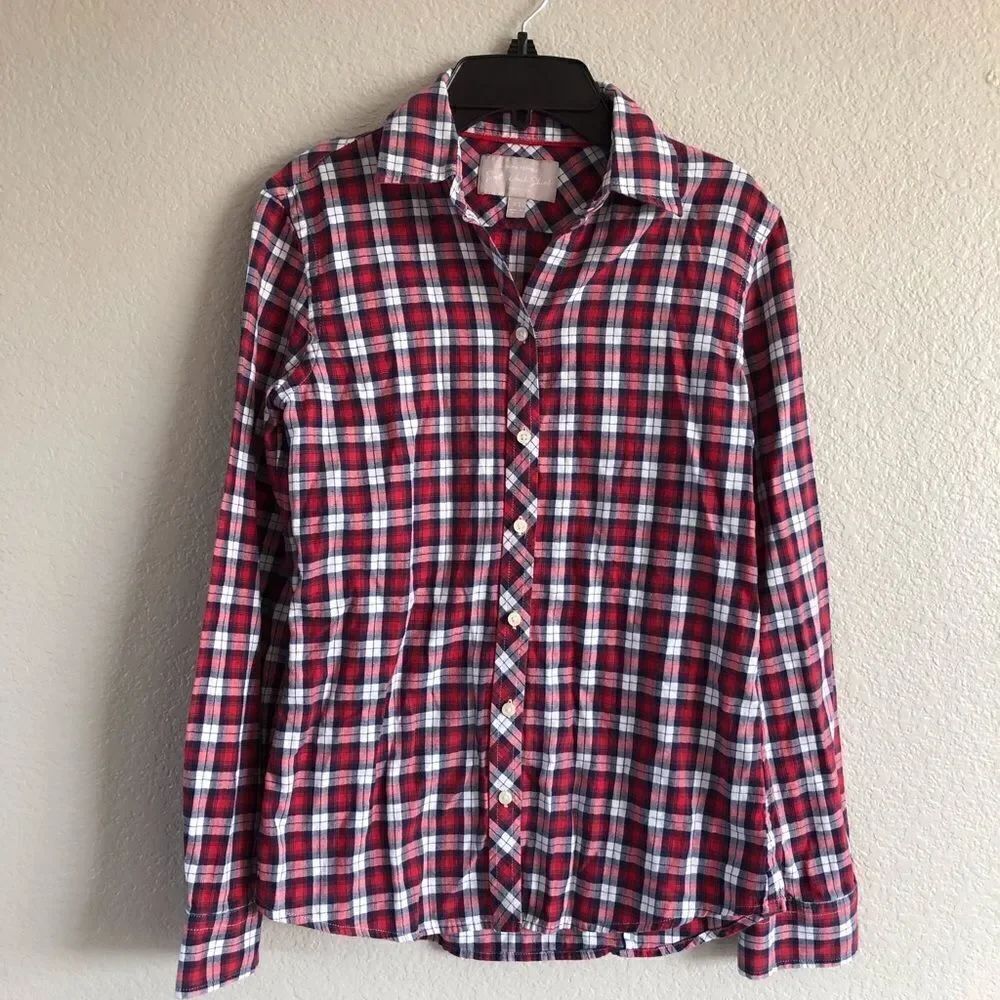 Banana Republic Soft Wash Flannel Shirt XS